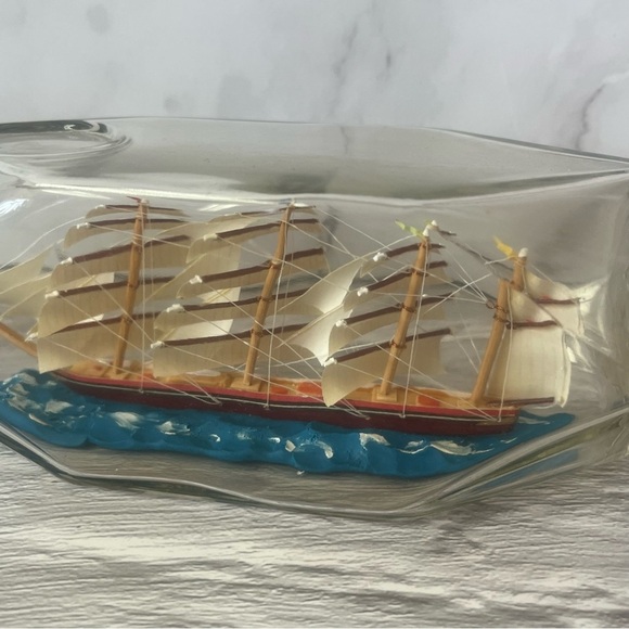 Vintage "Great Republic 1853" Ship In Bottle Handmade In England - Picture 5 of 13